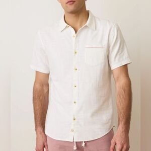 Marine Layer Stretch Selvage Short Sleeve Shirt XXL